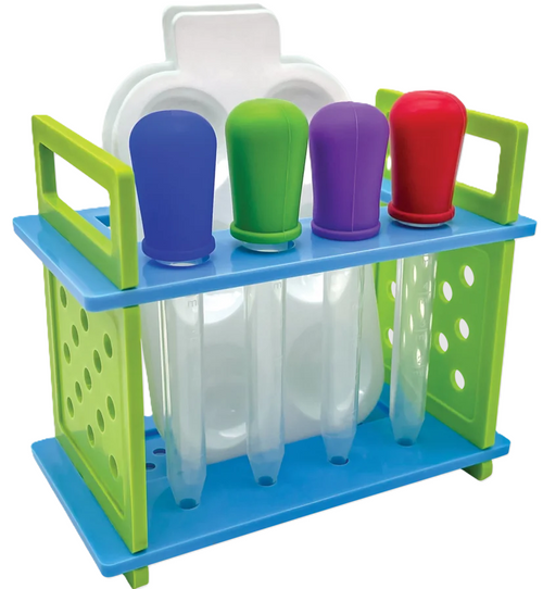 Up-Close Science: Eyedroppers & Spot Plates Activity Set