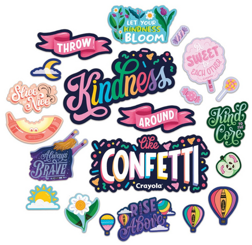 PMG847840 - Crayola Colors of Kindness Throw Kindness Bulletin Board Set