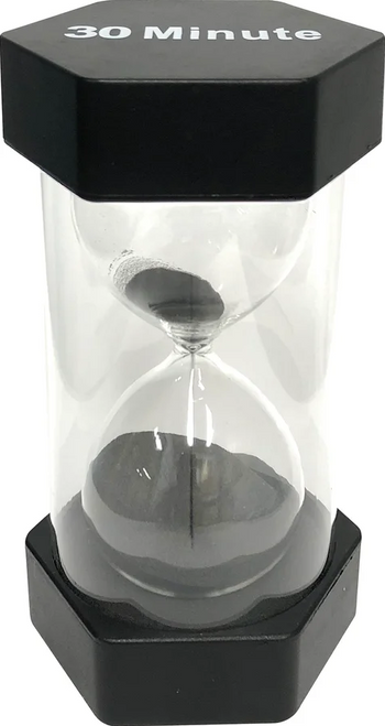 30 Minute Sand Timer, Large
