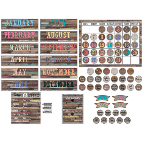 Home Sweet Classroom Calendar Bulletin Board Set