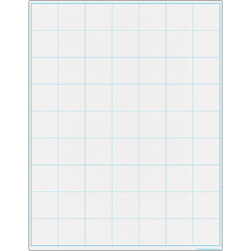 Graphing Grid Large Squares Write-On/Wipe-Off Chart