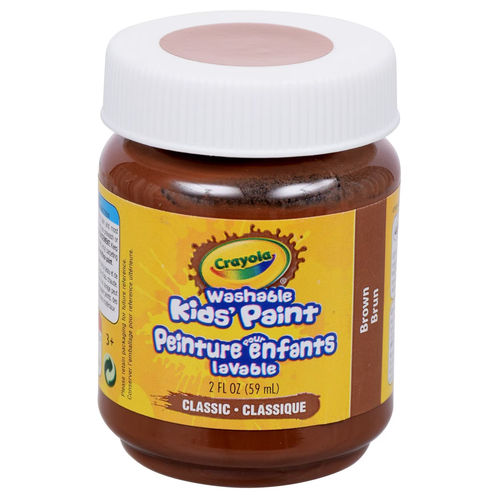 Crayola Washable Paint, 2oz, Brown