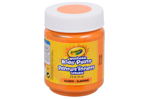 Crayola Washable Paint, 2oz, Orange