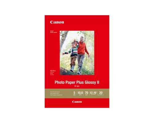 Canon PP-301 Photo Paper Plus Glossy II, 13" x 19", 20 Count