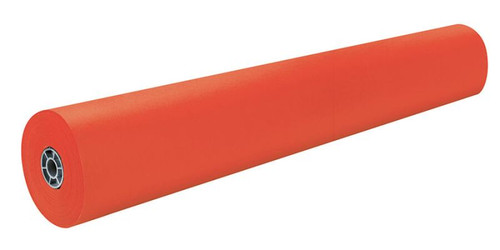 RAINBOW® KRAFT DUO-FINISH PAPER ROLL ORANGE, 36" X 1,000', 1 ROLL