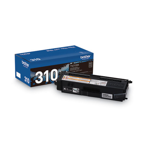 Brother Genuine TN310BK Standard-Yield Toner Cartridge, Black
