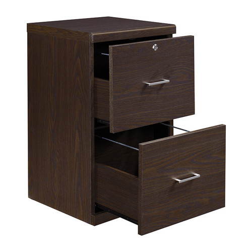 ALPINE 2-DRAWER VERTICAL FILE ESPRESSO