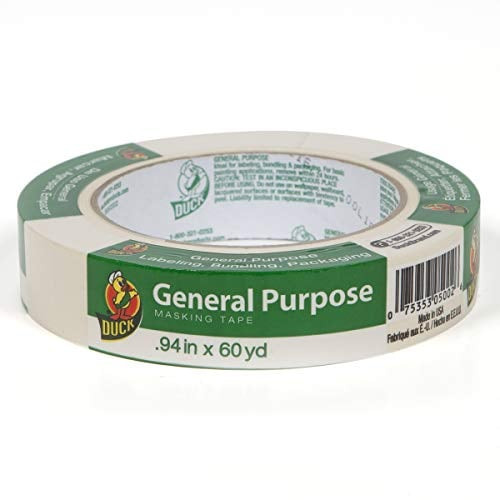 Duck® Brand General Purpose Masking Tape - Beige, .94 in. x 60 yd.