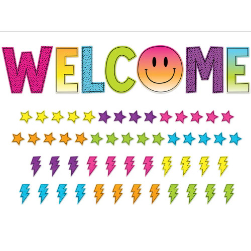 TCR6920 - Brights 4Ever Welcome Bulletin Board Set