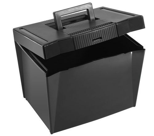 Economy File Box, Black