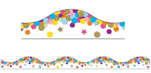ASH11421 - Magnetic Scallop Border Confetti