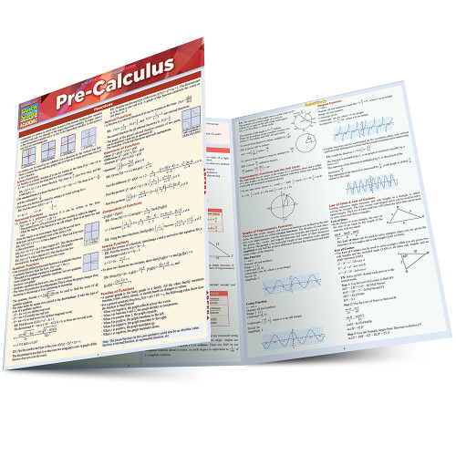 BarCharts QuickStudy Laminated Study Guide, Pre-Calculus