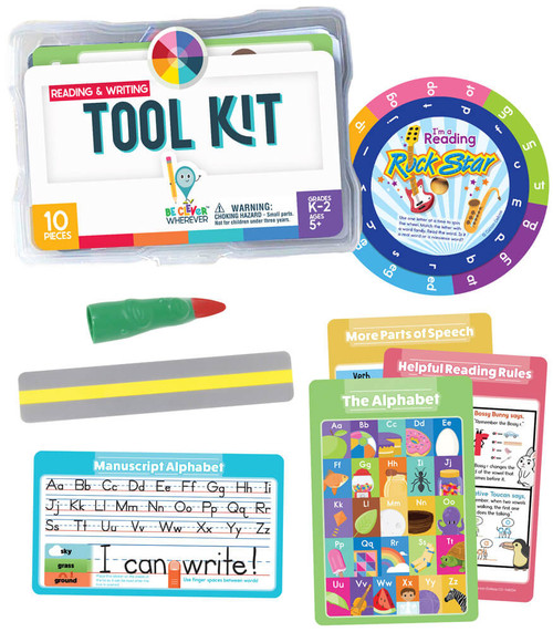 Carson Dellosa Be Clever Wherever Reading & Writing Tool Kit: Language Arts Manipulative, Grade K-2