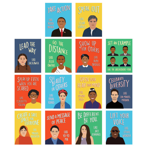 Carson Dellosa Mini Posters: Be an Ally Like Me Poster Set, 14 Count