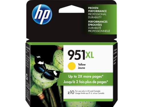 HP 951XL Yellow High-Yield Ink Cartridges