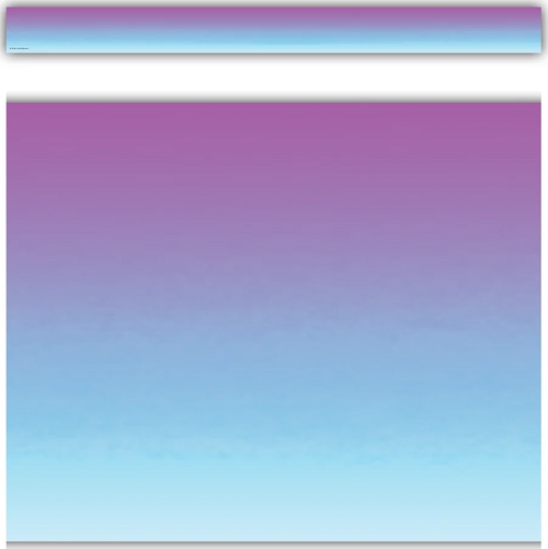 TCR3932 - Purple and Blue Color Wash Straight Border Trim