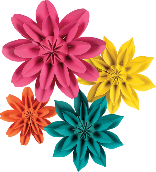 TCR8545 - Beautiful Brights Paper Flowers