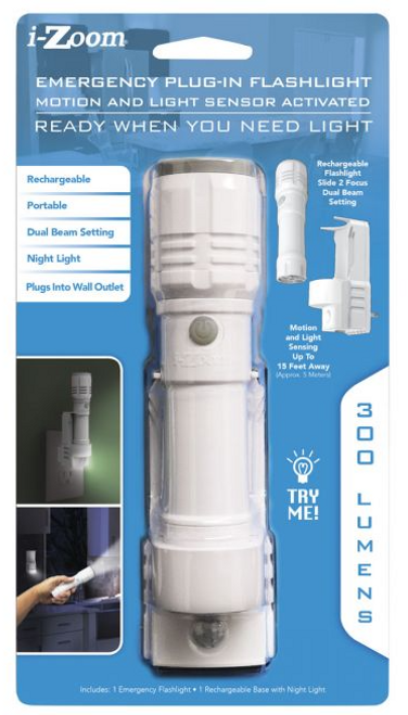 Emergency Plug-In Flashlight