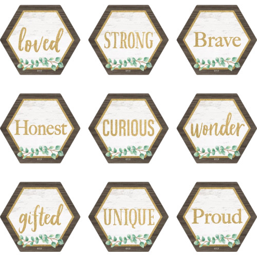 TCR8476 - Eucalyptus Positive Words Mini Accents