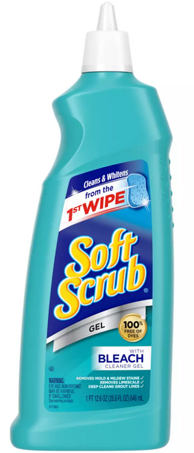 Soft Scrub® w/ Bleach Cleaner Gel, 28.6oz.