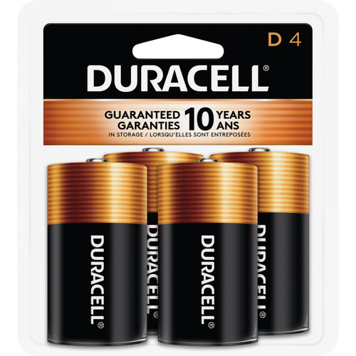 Duracell Battery D, 4Pk