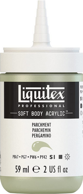 Soft Body Acrylic Paint, 2 oz, Parchment