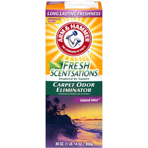 Arm & Hammer Fresh Scentsations Carpet Odor Eliminator, 30oz, Island Mist