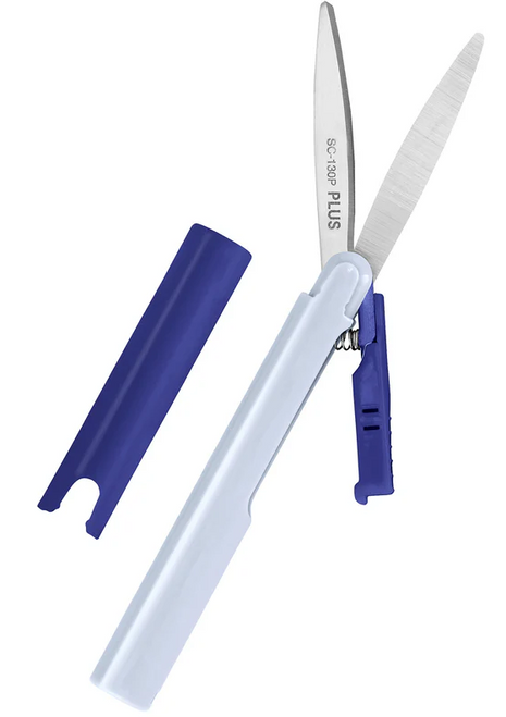 Twiggy Curve Blade Scissors, Pen Size, Blue