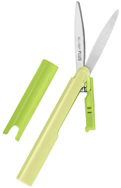 Twiggy Curve Blade Scissors, Pen Size, Green