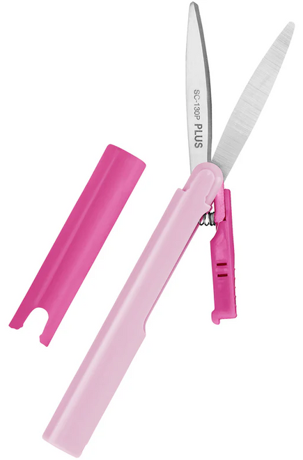 Twiggy Curve Blade Scissors, Pen Size, Pink