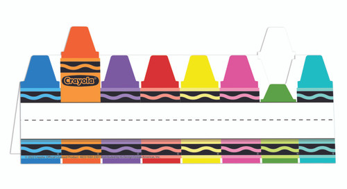 Crayola Tented Nameplates, Die-Cut, 36 Nameplates