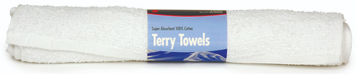 BFL-60229C - Terry Towels, White, 3 Towels