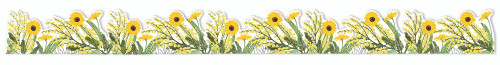 The Hive Floral Extra Wide Deco Trim, Die-Cut, 12 Count