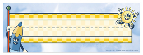 S'Cool Era Tented Nameplates, 36 Nameplates