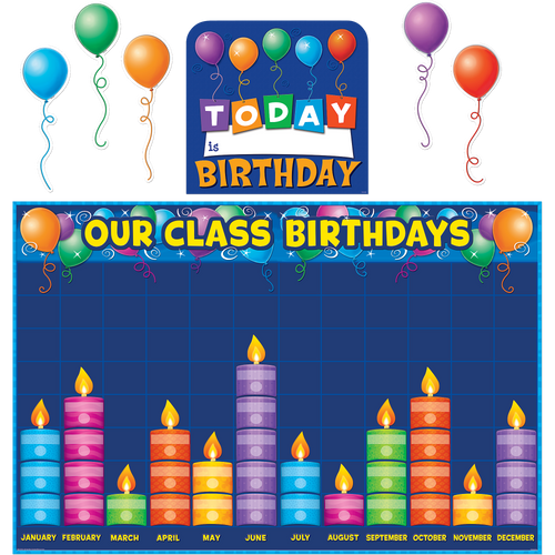 TCR5335 - Birthday Graph Bulletin Board Set
