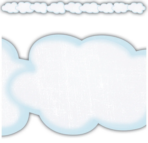 TCR9240 - Clouds Die-Cut Border Trim