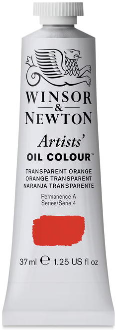 Winsor & Newton Artists' Oil Color Paint, 37ml, Transparent Orange