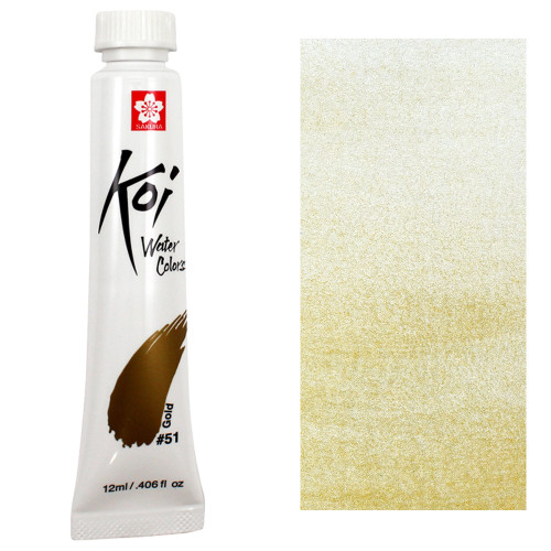 Sakura Koi Watercolors, 12ml Tube, Gold
