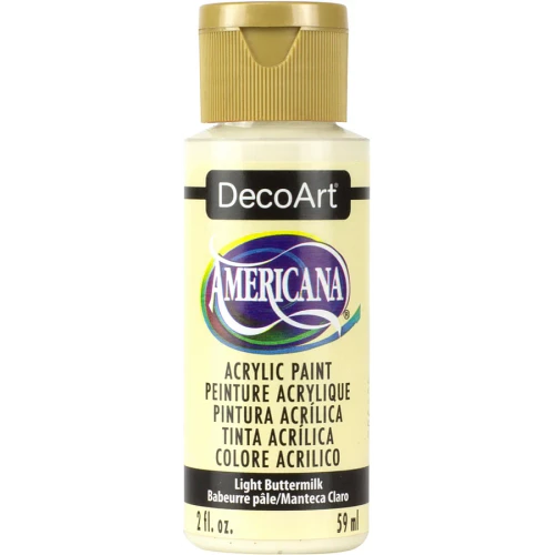 Americana Acrylics Light Buttermilk 2oz