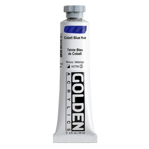 Golden Heavy Body Artist Acrylic Paint, Cobalt Blue Hue, Series 2, 2 fl. oz. (59 ml) Tube