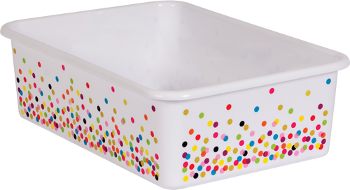TCR20895 - Confetti Large Plastic Storage Bin