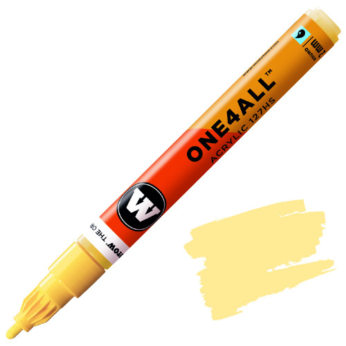 Molotow One4All Acrylic Marker, 2mm Round Tip, Vanilla Pastel