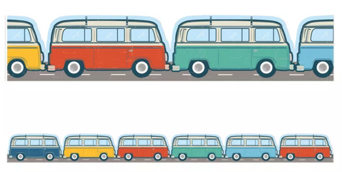 PMG846329 - Adventurer Vanagons Extra Wide Die-Cut Deco Trim