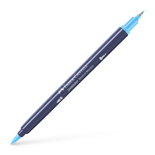 Faber-Castell Goldfaber Sketch Marker, Dual Tip, Water Blue