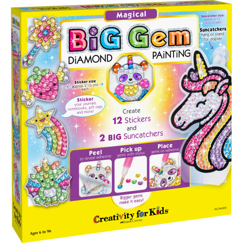Faber-Castell Creativity for Kids Big Gem Diamond Painting, Magical