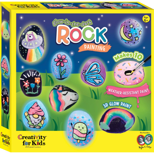 Faber-Castell Creativity for Kids Glow in the Dark Rock Painting Kit