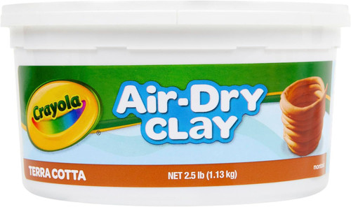 Crayola Air Dry Clay Resealable Tub, 2-1/2 lb., Terracotta