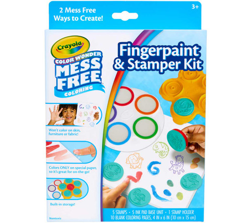 Crayola Color Wonder Mess Free Fingerpainting & Stamper Kit