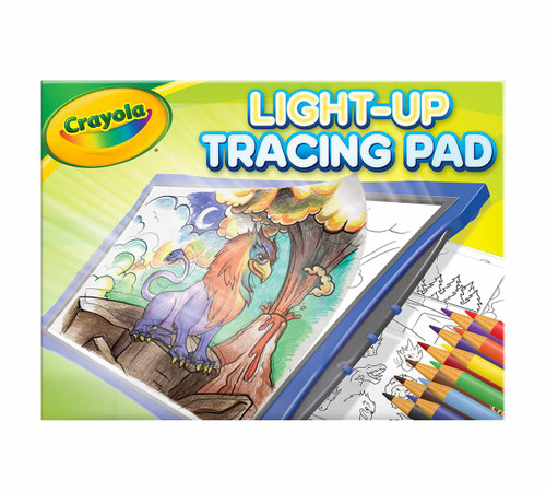 Crayola Mythical Creatures Light-Up Tracing Pad, Blue