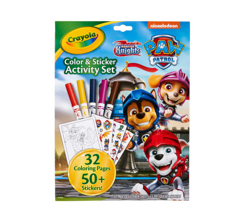 Crayola Paw Patrol Color and Sticker Activity Set with Markers